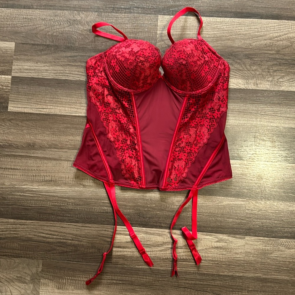 Adore me corset red size 36D